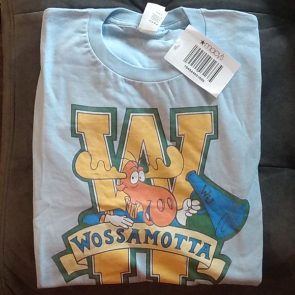 Rocky & Bullwinkle Wossamotta Medium Men's T-shirt - Picture 2 of 3